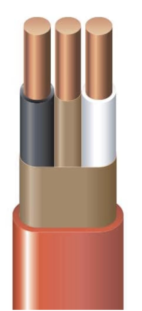 10/2 Type NM-B Copper 2 Conductors with Ground Orange Y3163