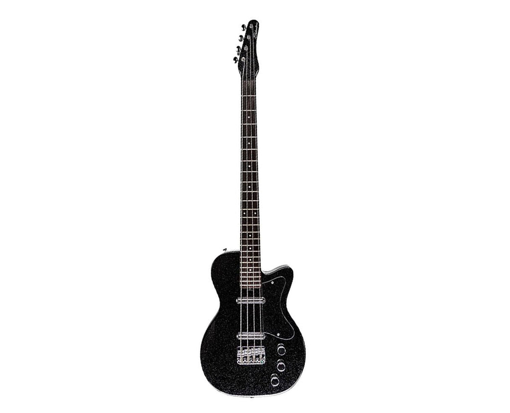 Black Silver Flake Short Scale Bass D3433