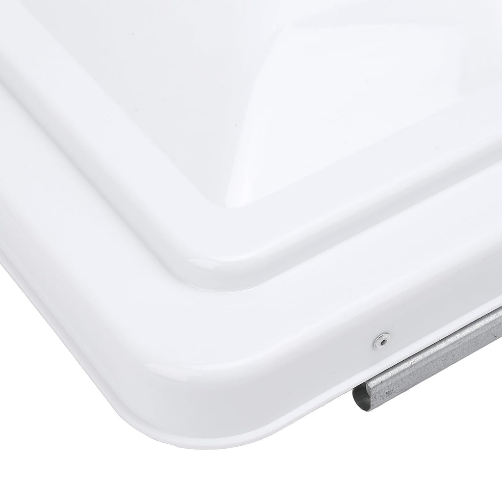 2 Pack 14 Inch White Polypropylene RV Roof Vent Cover A8807