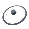 10.5" Round Tempered Glass Lid with Silicone Rim N419