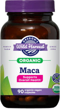 Organic Maca Root Herbal Supplement, 90 Count X905