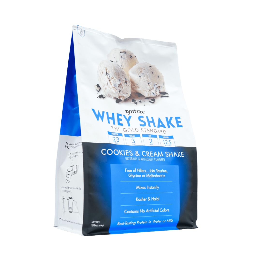 Whey Protein Powder Blend Cookies & Cream 5 lb G232