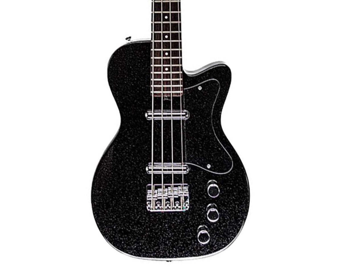 Black Silver Flake Short Scale Bass D3433