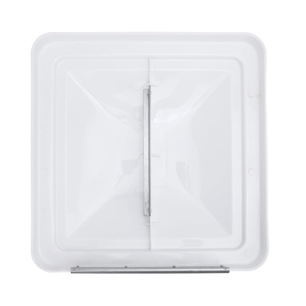 2 Pack 14 Inch White Polypropylene RV Roof Vent Cover A8807