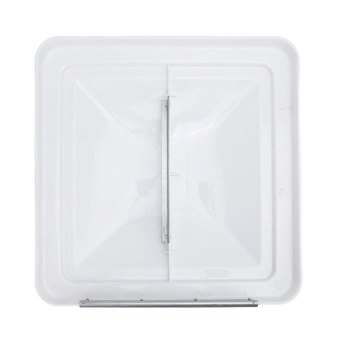 2 Pack 14 Inch White Polypropylene RV Roof Vent Cover A8807