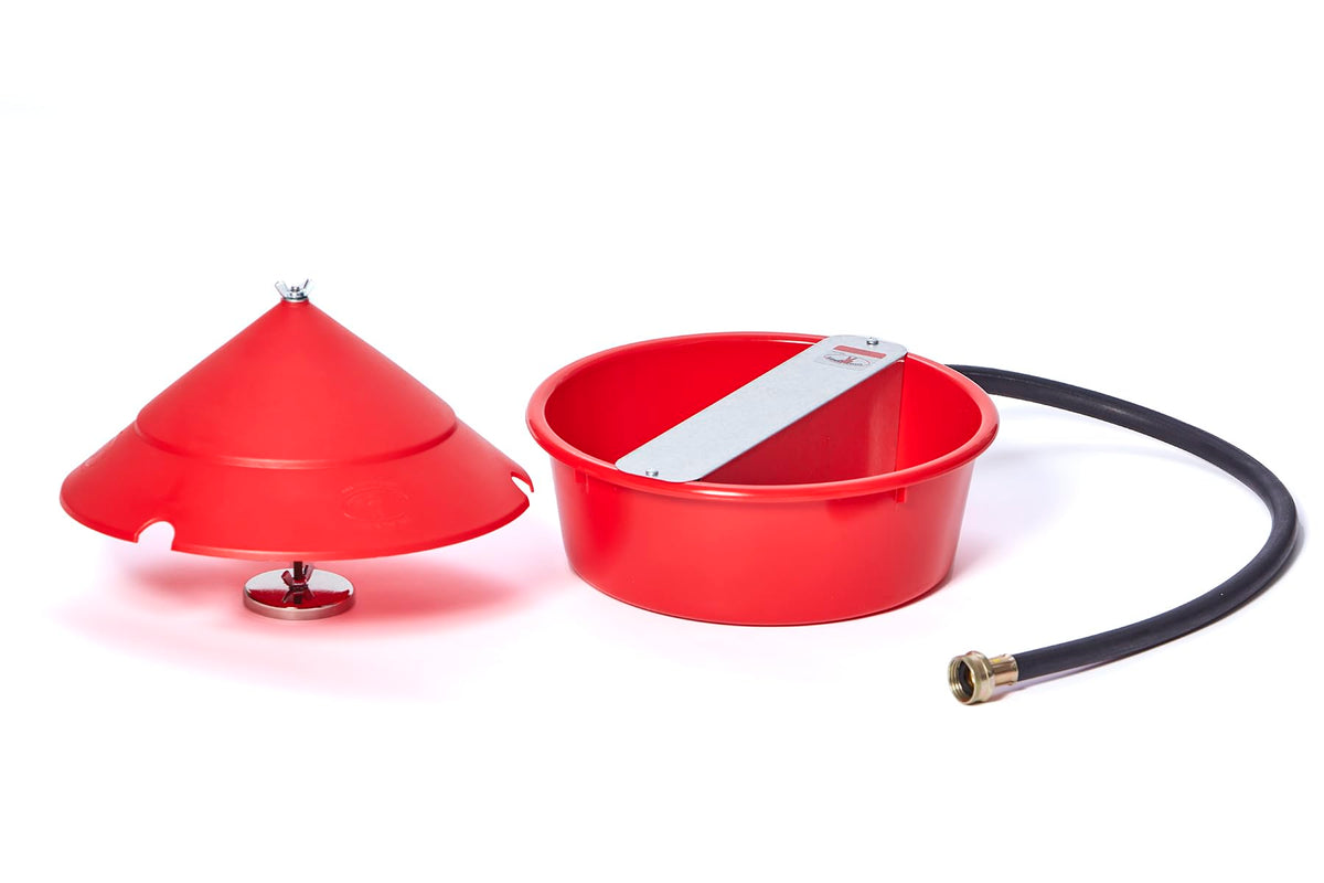 5 Quart Automatic Poultry Waterer with Cover O220523