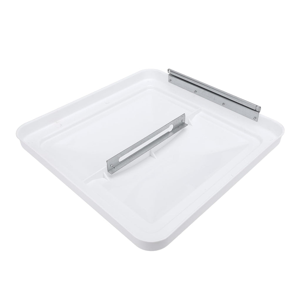 2 Pack 14 Inch White Polypropylene RV Roof Vent Cover A8807