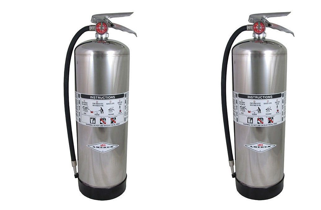 2.5 Gallon Water Class A Fire Extinguisher 2 Pack K459