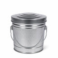 6 Gallon Galvanized Steel Can with Locking Lid I1265