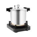23 Quart Aluminum Pressure Cooker with Pressure Gauge & Release Valve K489877