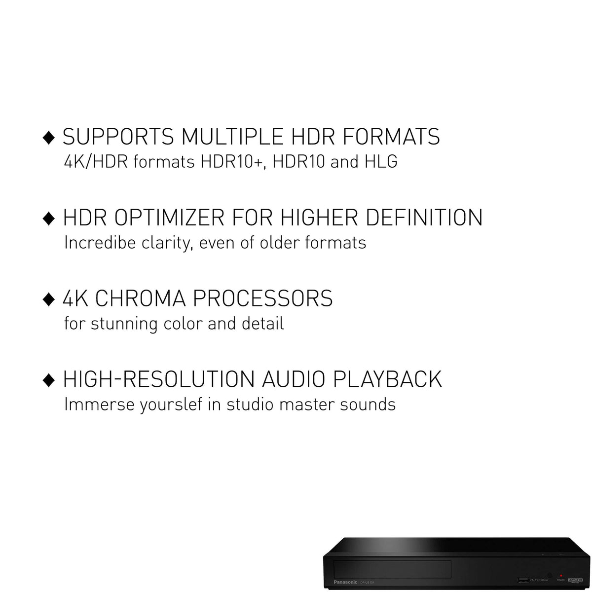 4K Blu Ray DVD Player D5069