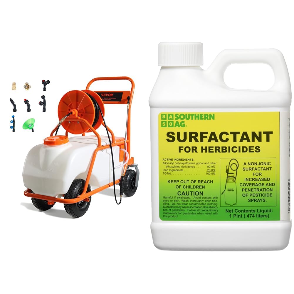 15 Gallon Battery Powered Garden Weed Sprayer with Surfactant W4150