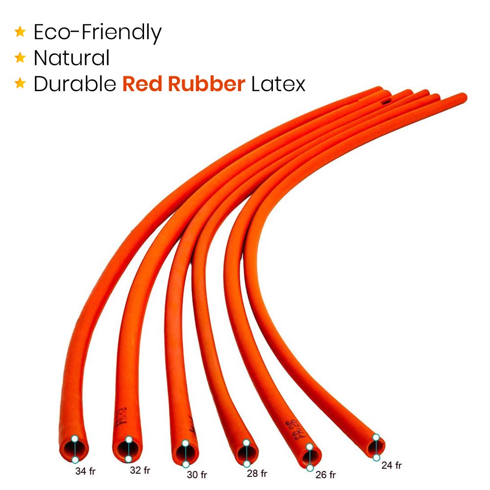 Enema Rubber Colon Tube Open End 20” x 30 FR K903
