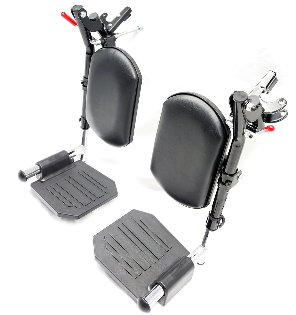 Wheelchair Elevating Legrests with Padded Calf Pads and Composite Footplates L8905