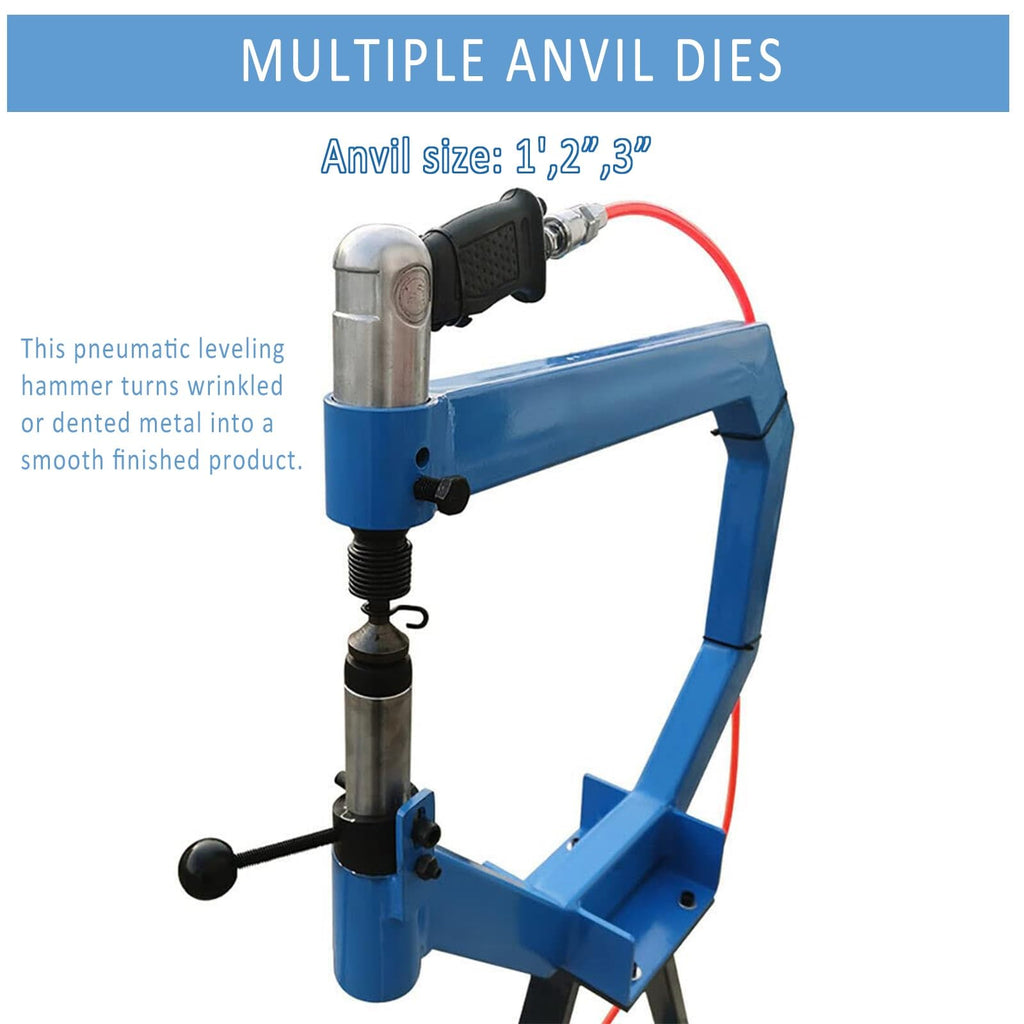 Pneumatic Planishing Hammer with Anvil and Pedal M197
