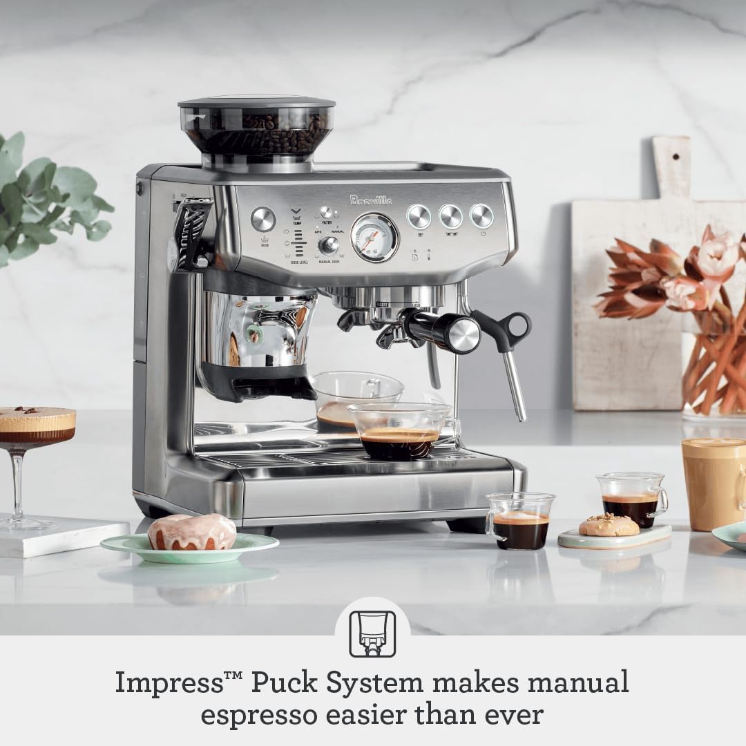 Brushed Stainless Steel Espresso Machine X955