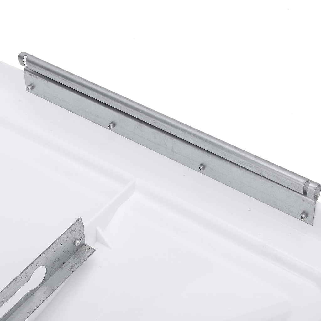 2 Pack 14 Inch White Polypropylene RV Roof Vent Cover A8807