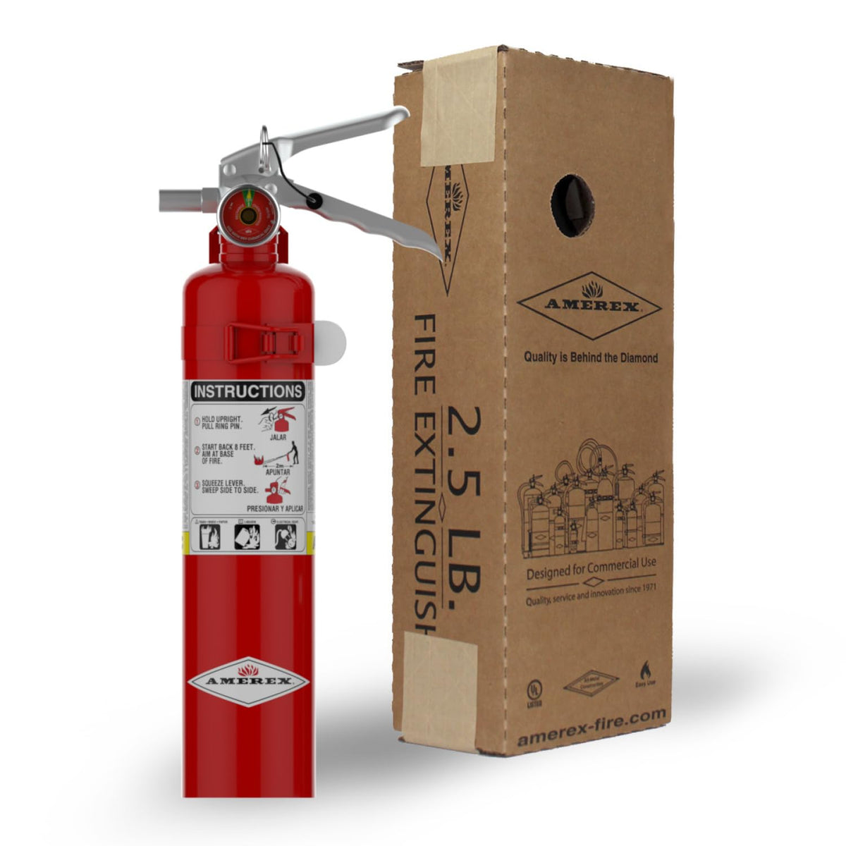 2.5 Pounds Dry Chemical Fire Extinguisher F7958