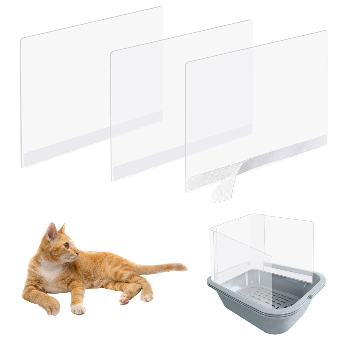 Cat Litter Box Pee Shields B5024