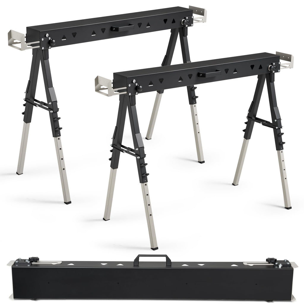 Heavy Duty Folding Sawhorse 2 Pack T6276