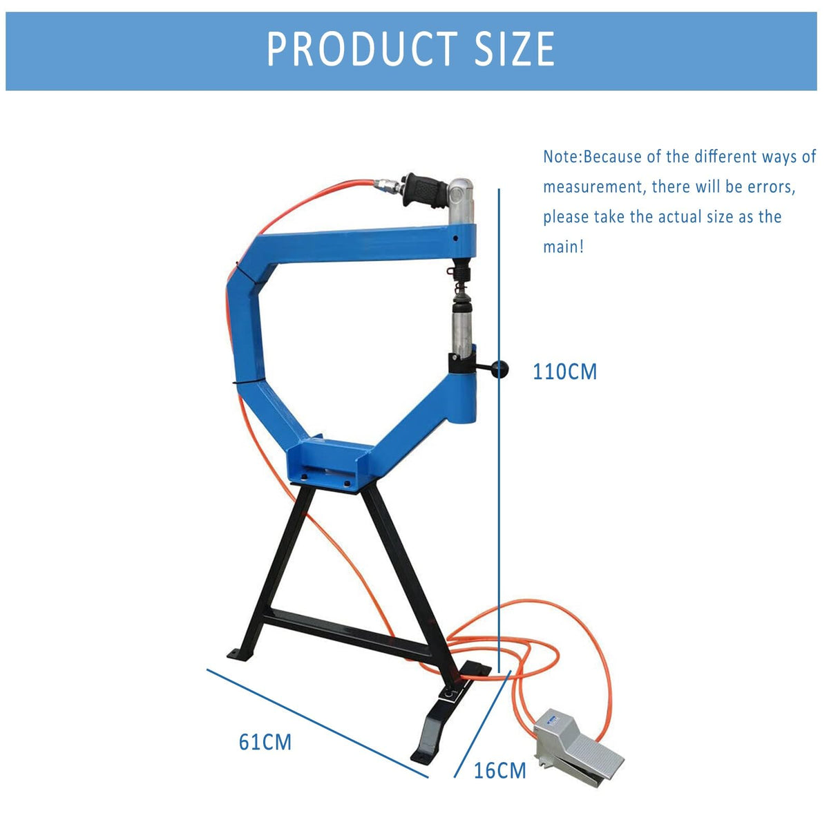 Pneumatic Planishing Hammer with Anvil and Pedal M197