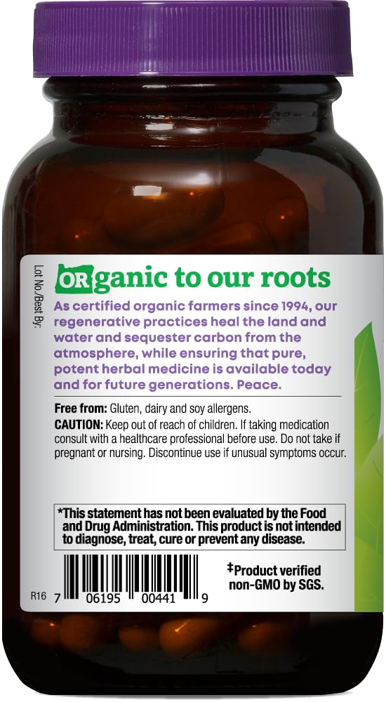 Organic Maca Root Herbal Supplement, 90 Count X905