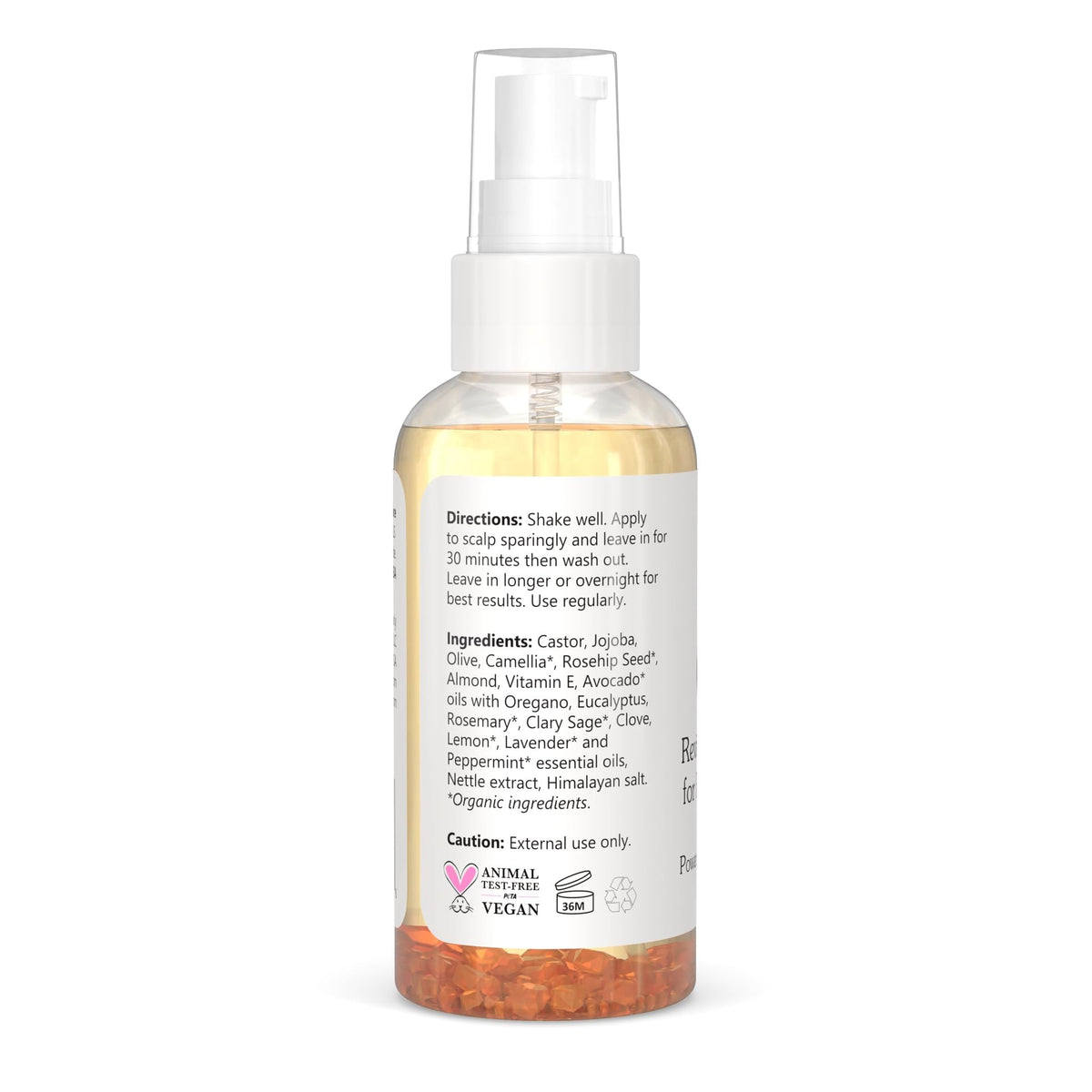 Rosemary Peppermint Castor Oil Hair and Scalp Serum 4 Fl Oz H79899