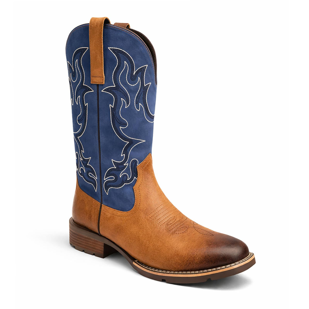 Men's Square Toe Western Pull-On Boots Z640849