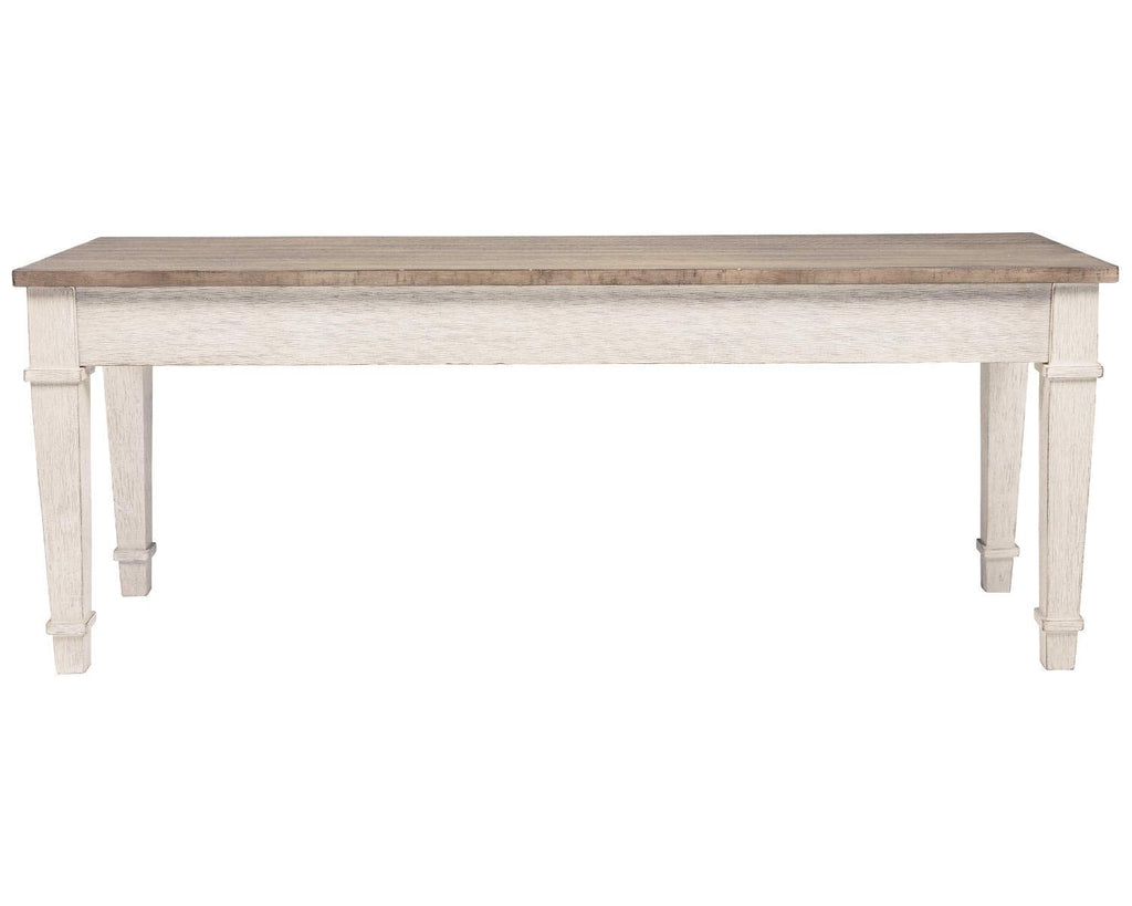 White Light Brown Wood Storage Bench V826