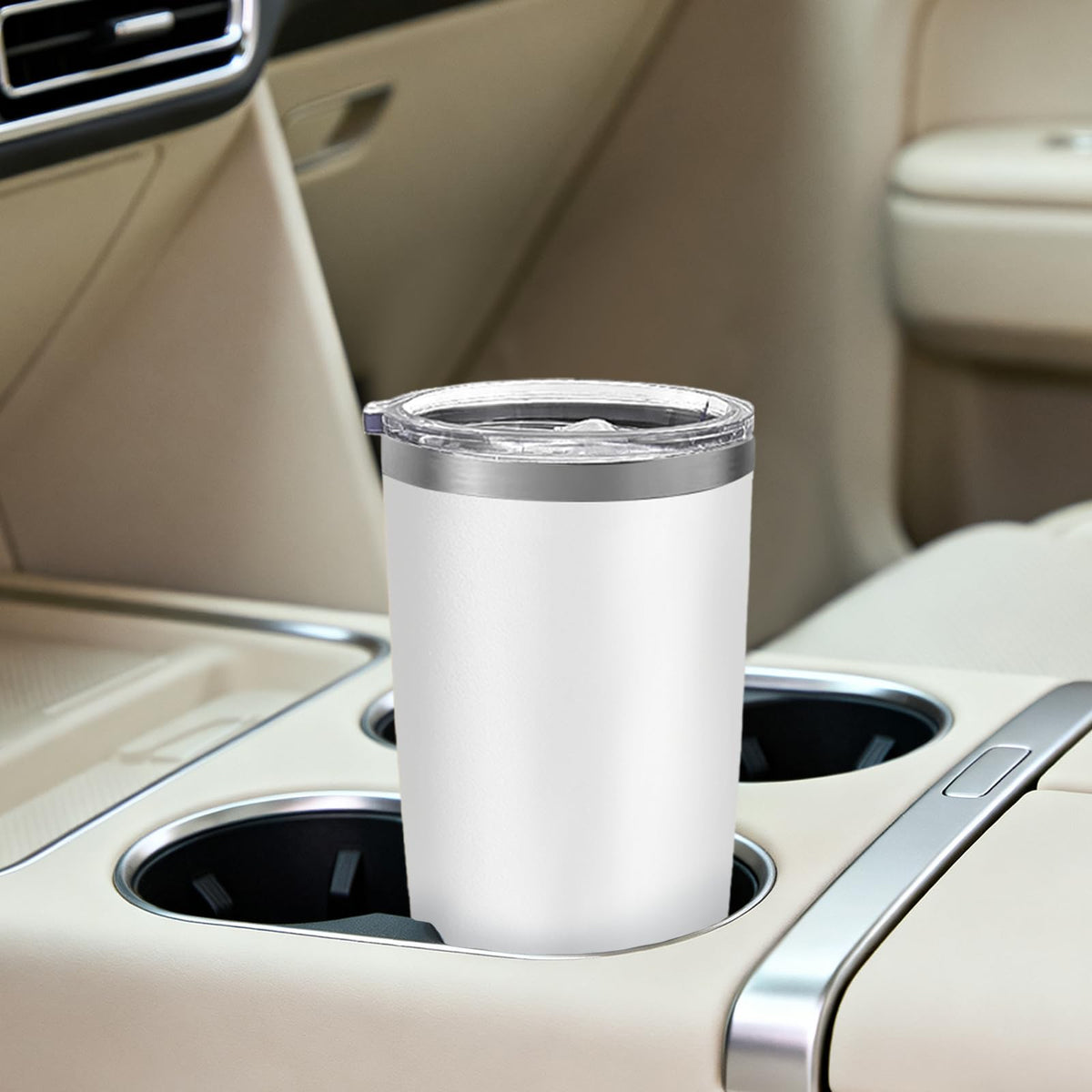 16 Pack Stainless Steel Insulated Tumbler 20oz White Y95209