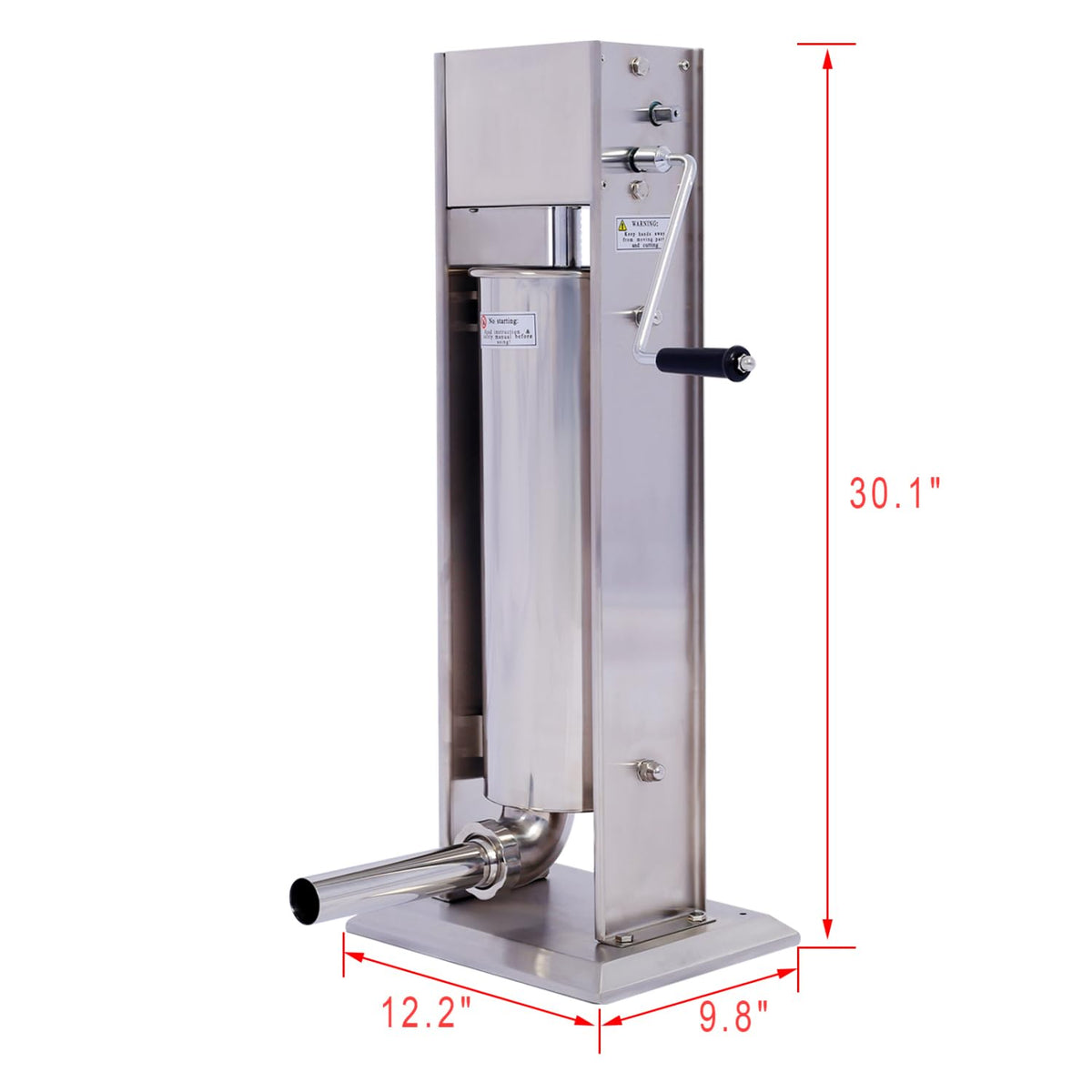Stainless Steel 15LB Sausage Stuffer V73789
