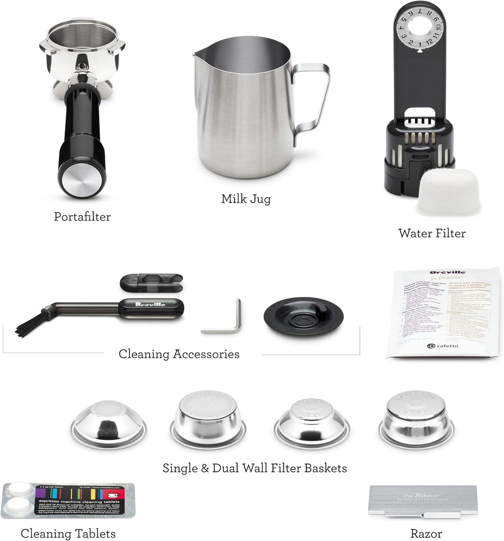 Brushed Stainless Steel Espresso Machine X955