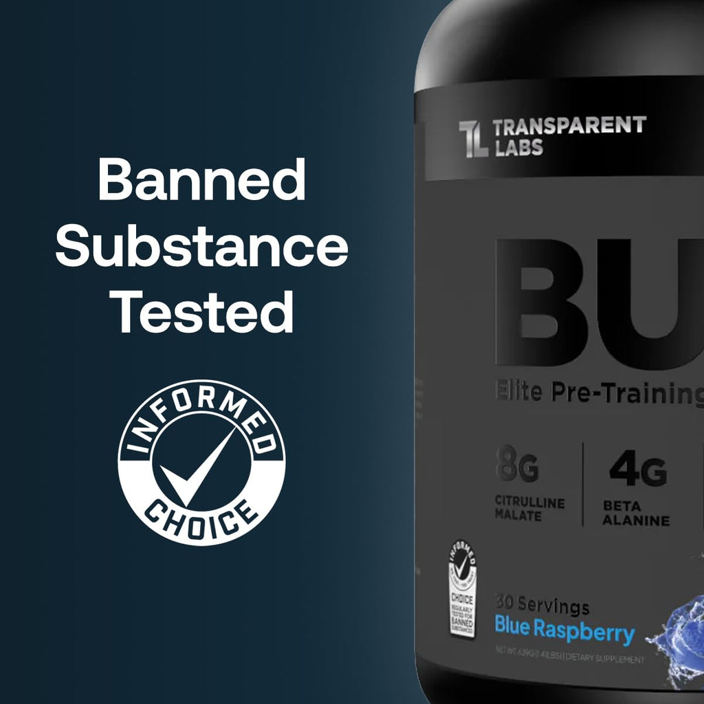 Sugar Free Pre Workout with Beta Alanine, Citrulline Malate & Caffeine, 30 Servings F5267
