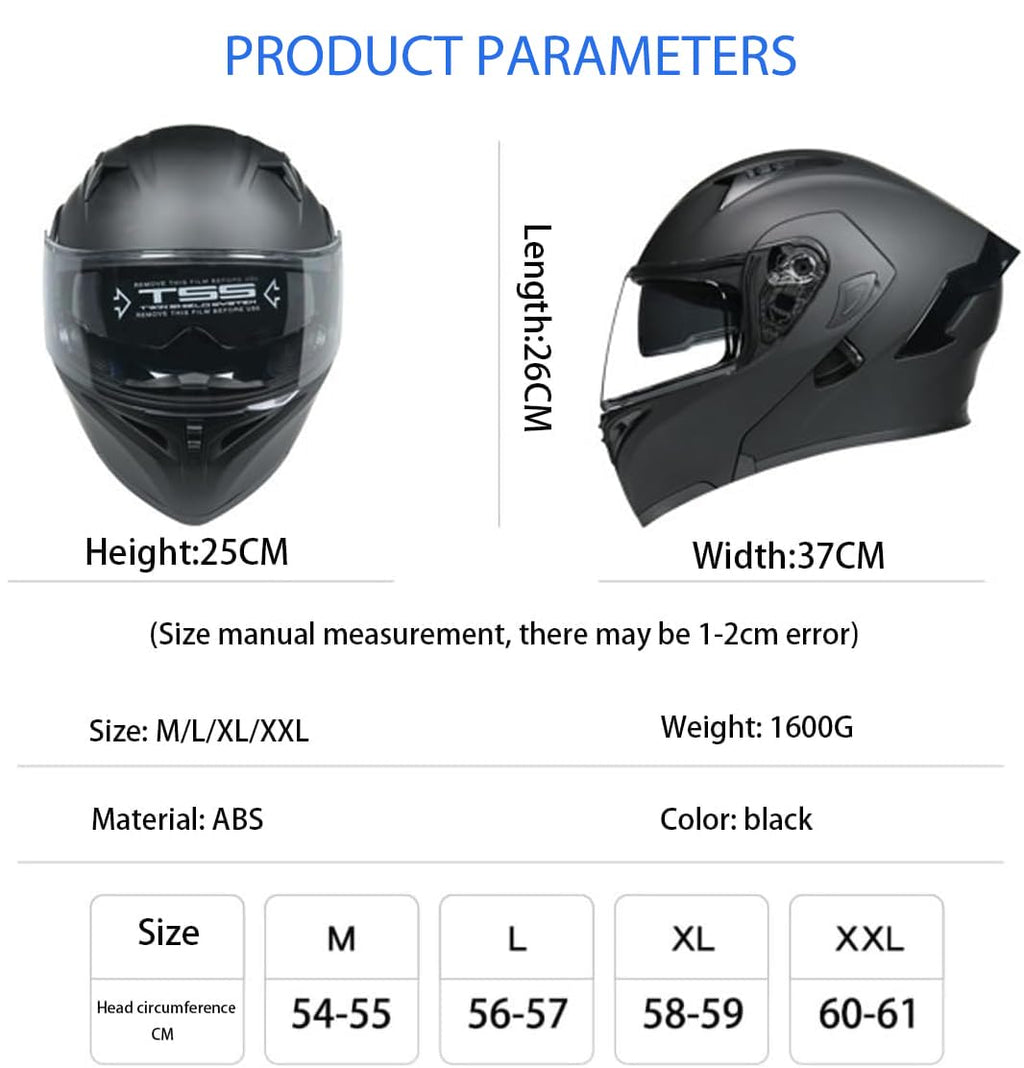 Bluetooth Modular Motorcycle Helmet DOT Approved Dual Visor V670