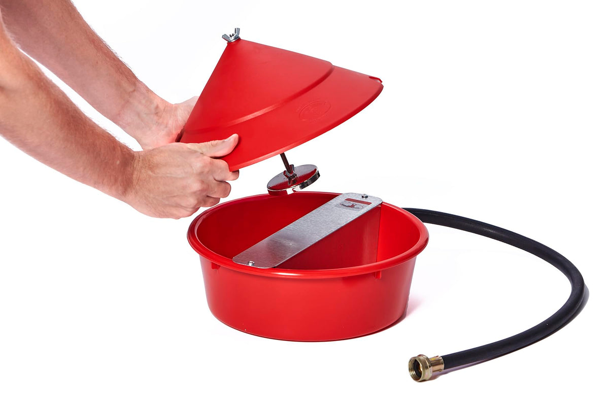 5 Quart Automatic Poultry Waterer with Cover O220523