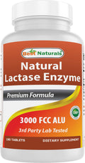 Fast Acting Lactase Enzyme Tablet 3000 Fcc 180 Count P223322