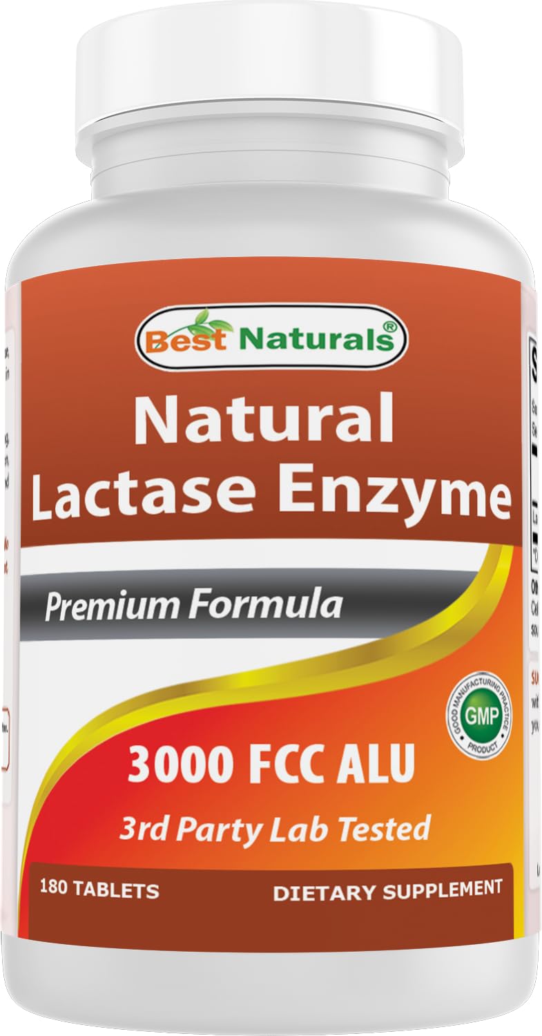 Fast Acting Lactase Enzyme Tablet 3000 Fcc 180 Count P223322