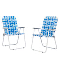Webbed Folding Chairs Set of 2 G5147