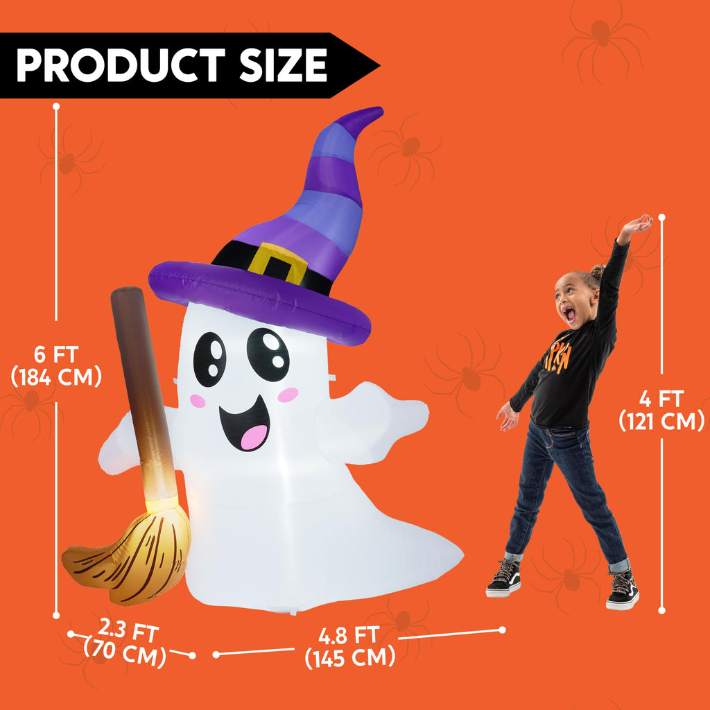 Halloween Inflatables Ghost Outdoor Decorations with LED D831