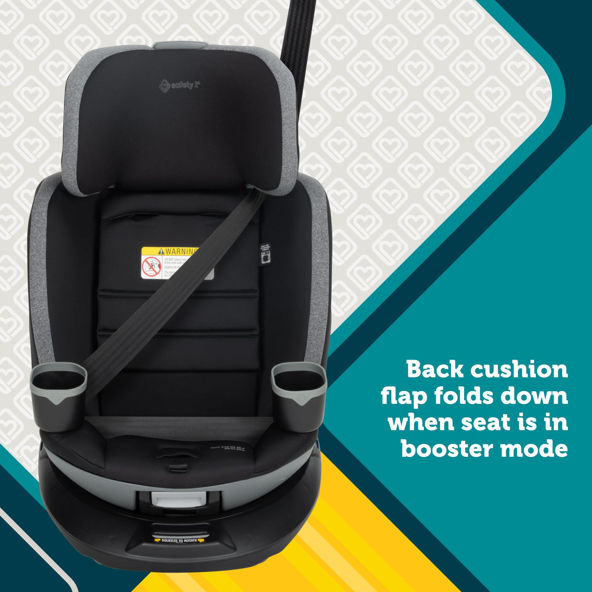 Rotating All-in-One Convertible Car Seat M2107
