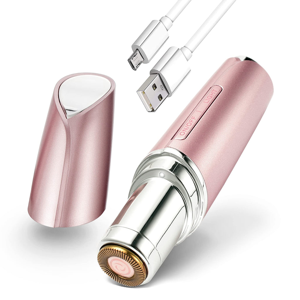 Rose Pink Rechargeable Waterproof Facial Hair Remover O452