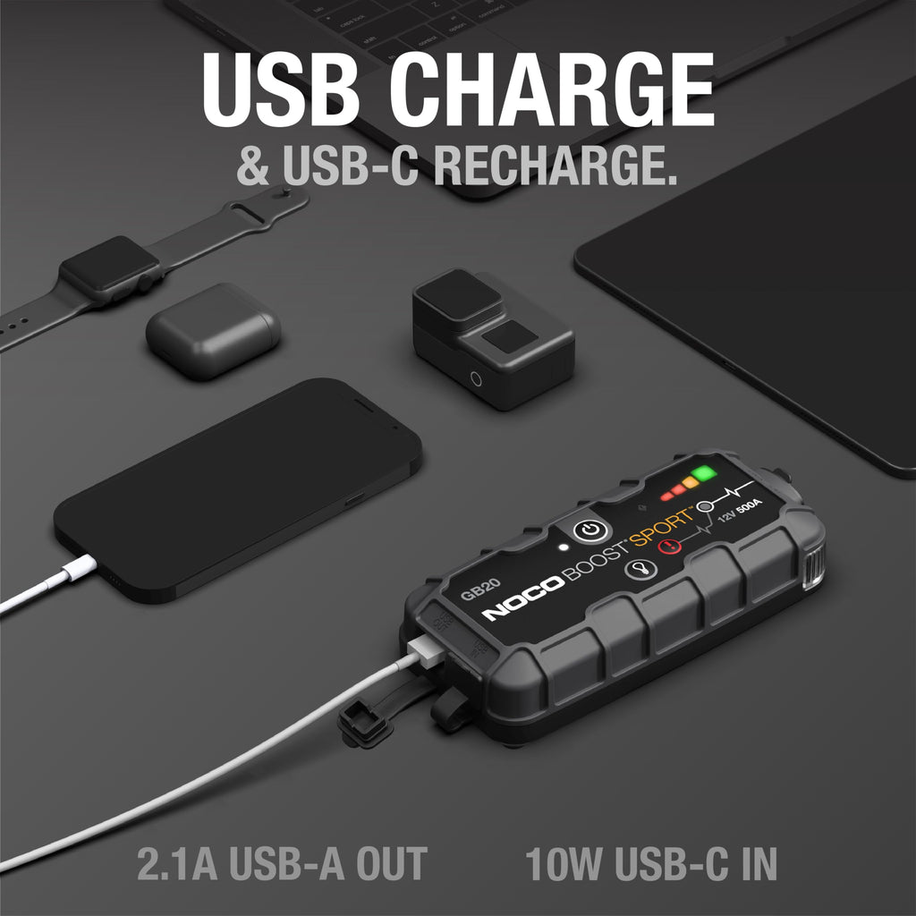 500A 12V Lithium Battery Jump Starter U44306