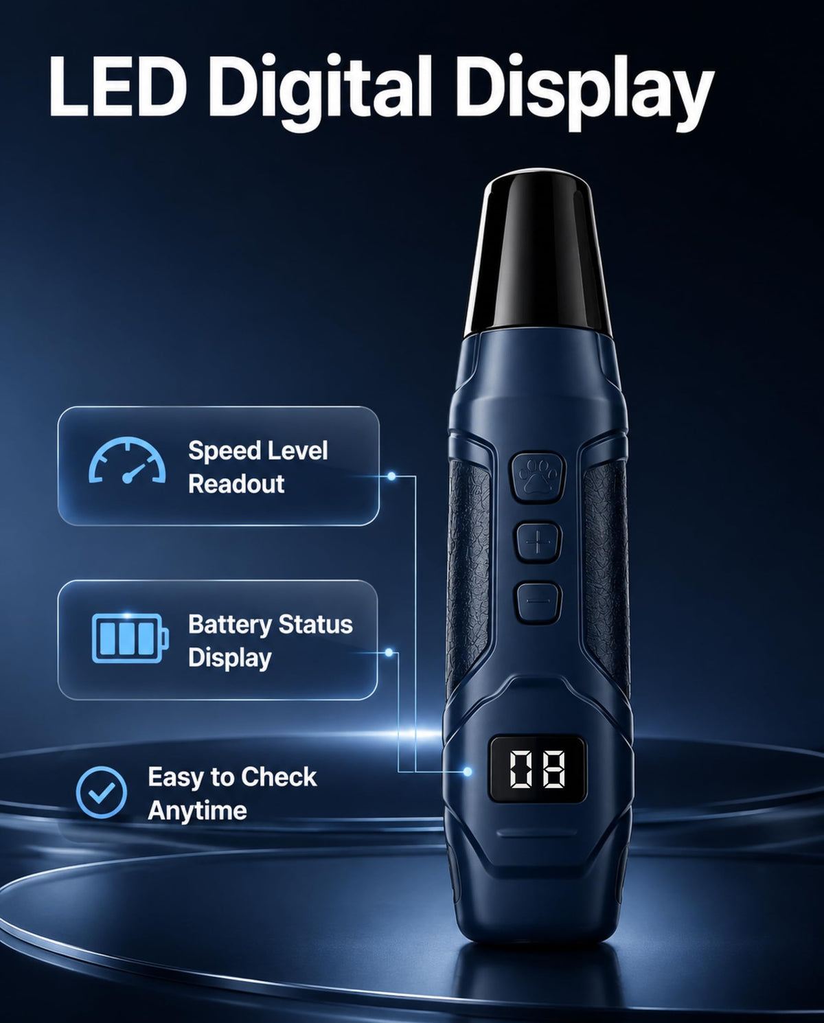 Dog Nail Grinder 16-Speed with LED Light T842438