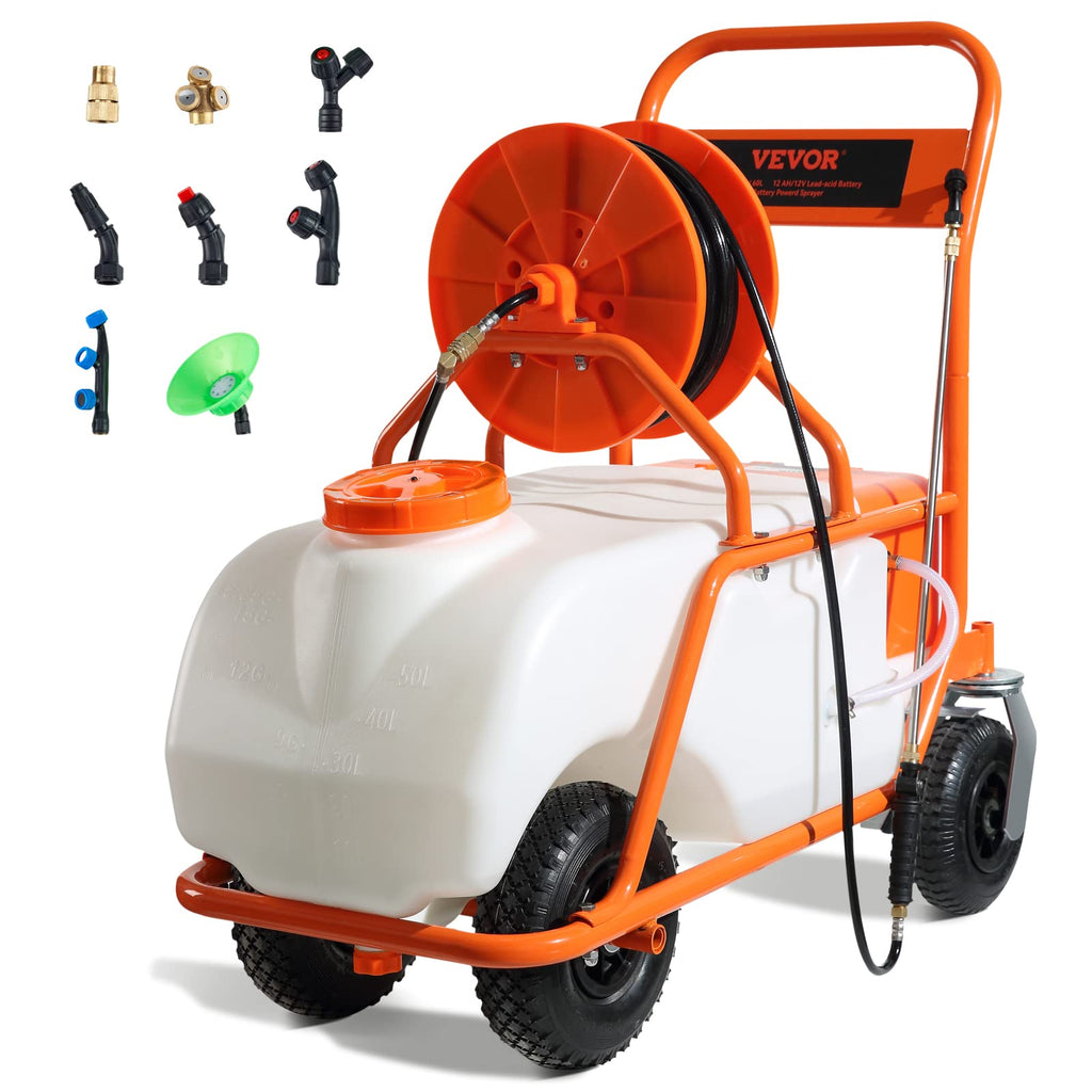 15 Gallon Battery Powered Garden Weed Sprayer with Surfactant W4150
