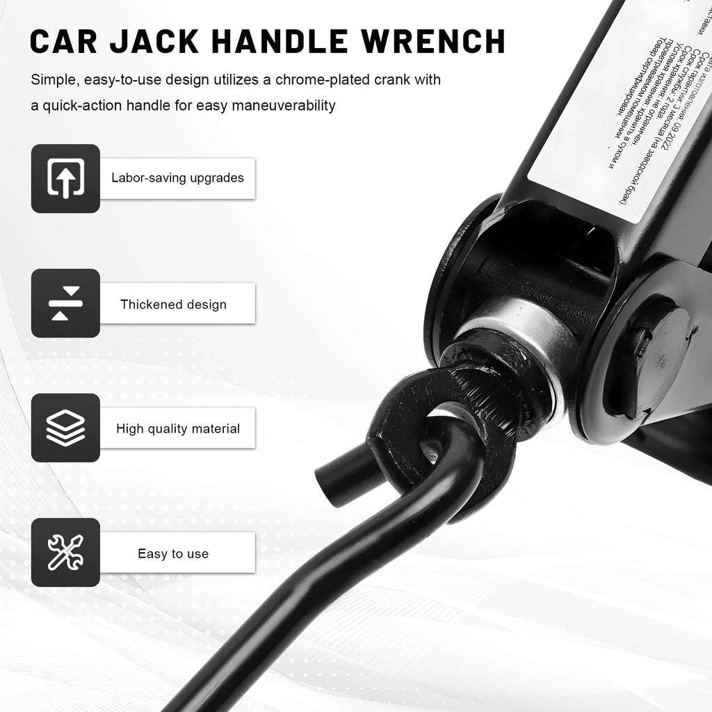 Scissor Lift Jack Crank Handle Metal Auto Repair Tool K1053
