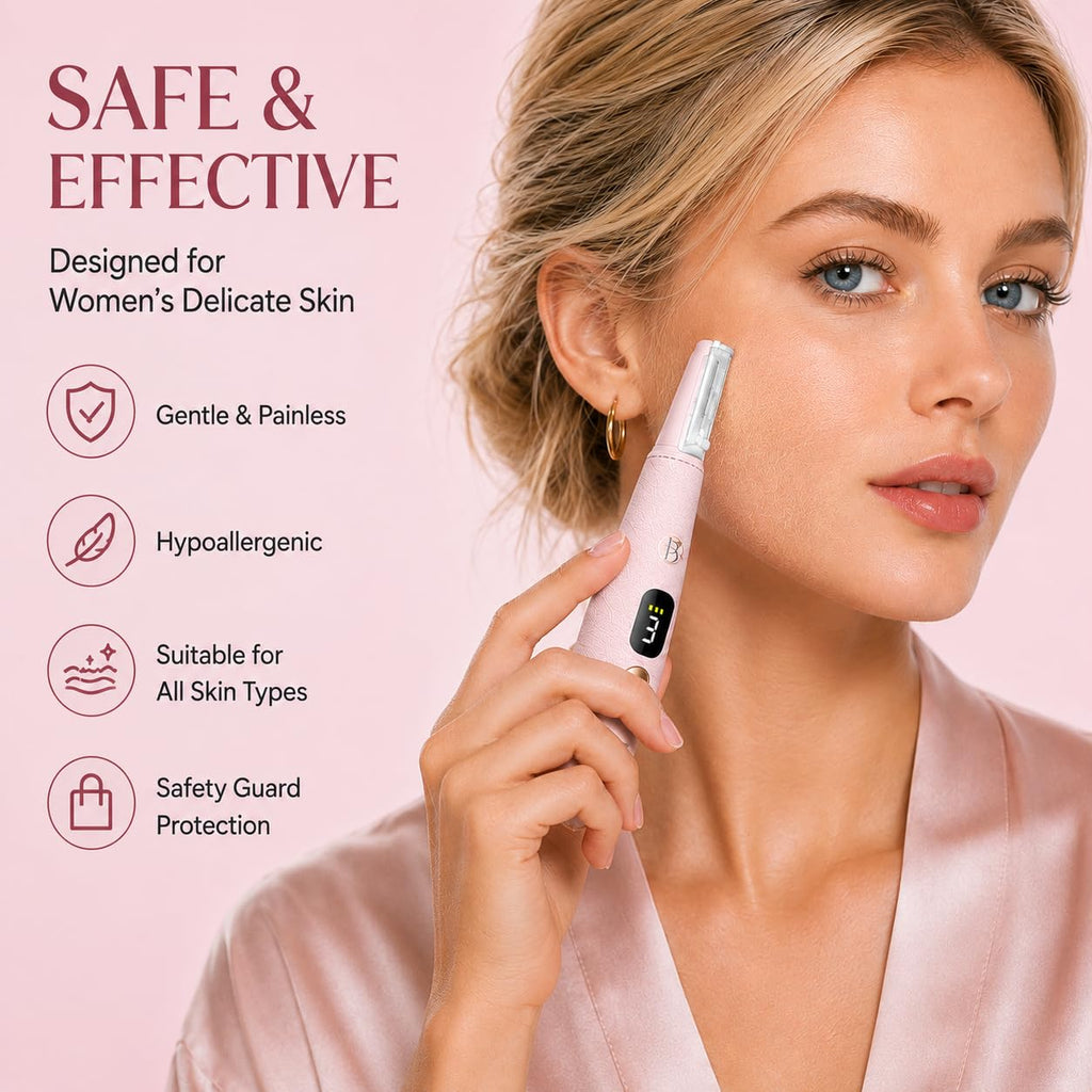 Rechargeable Sonic Dermaplane Razor with 10 Refills S99036