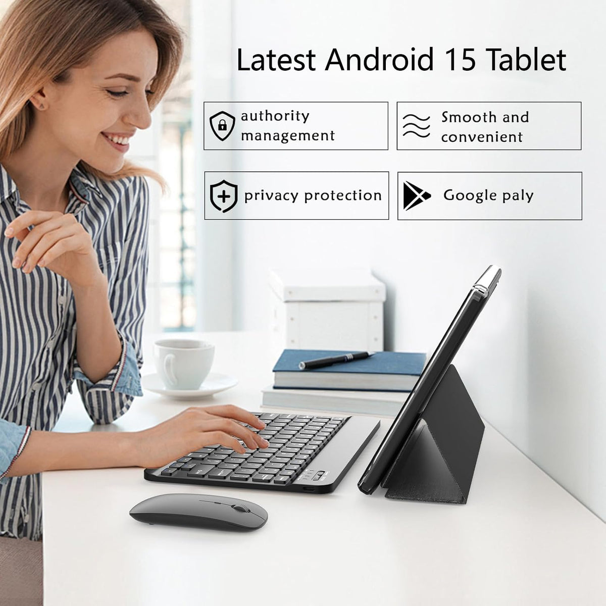 10 inch Tablet 12GB RAM 64GB ROM Black I387505