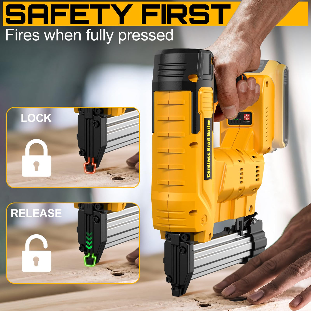 18 Gauge Cordless Brad Nailer & Staple Gun N7046