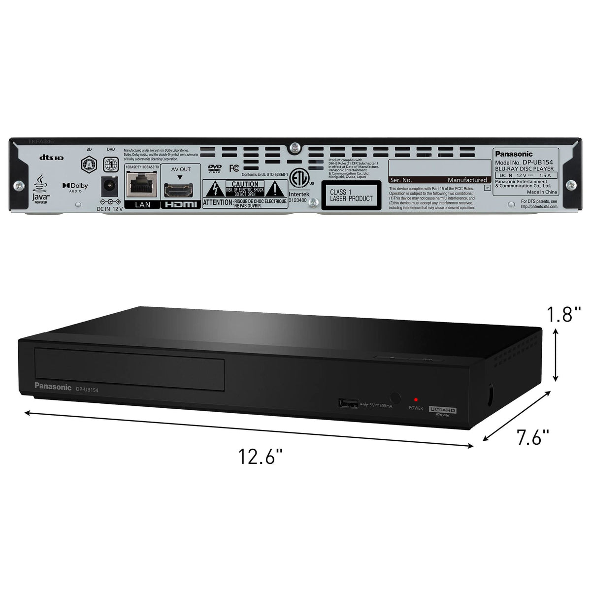 4K Blu Ray DVD Player D5069