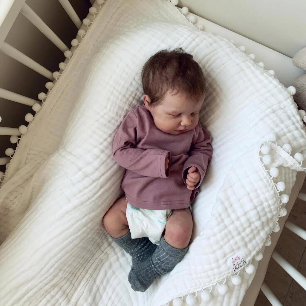 20 Inch Realistic Silicone Reborn Baby Doll Boy with Rooted Hair D128615